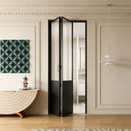 Minimalist Bi-fold Door with 5/16 in. Frosted Tempered Glass, Hardware Included