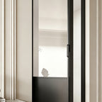 Minimalist Bi-fold Door with 5/16 in. Frosted Tempered Glass, Hardware Included