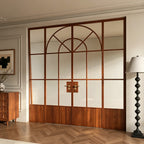 Architectural Arch Double Swing Pre-hung Door with Sidelites, 5/16 in. Clear Tempered Glass,  Hardware Included
