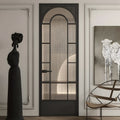 Double Arch Single Pre-hung Interior Door with 5/16 in. Reeded Tempered Glass, Hardware Included
